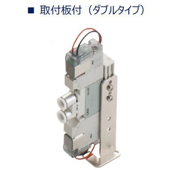 パイロット式5ポート弁 ダイレクト配管 3位置ABR接続 E形コネクタリード線 4GA□40Rシリーズ CKD