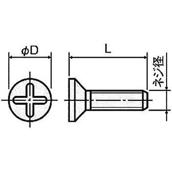 樹脂ネジ(レニー小ネジ) RYF-0000サラ小ネジ 廣杉計器