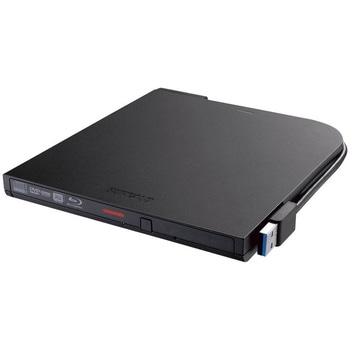 USB3.2(Gen1)対応 ポータブルBDドライブ 書込ソフト添付 ブラック BUFFALO(バッファロー)