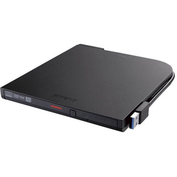 USB3.2(Gen1)ポータブルDVDドライブ Type-Cケーブル/再生・書込みソフト添付 BUFFALO(バッファロー)