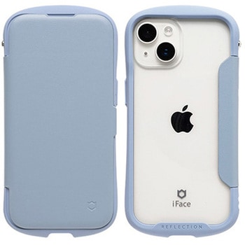[iPhone 15/14/13専用]iFace Reflection ダイアリー ポリカーボネート クリアケース iFace