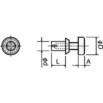 樹脂ネジ ブッシュリベット NP-0000 - 廣杉計器