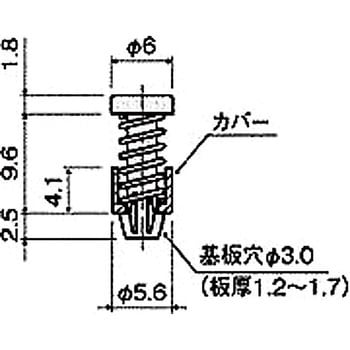 ナイロン ファンスナップリベット/NSR 廣杉計器