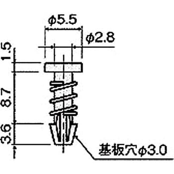 ナイロン ファンスナップリベット/NSR 廣杉計器