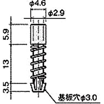 ナイロン ファンスナップリベット/NSR 廣杉計器