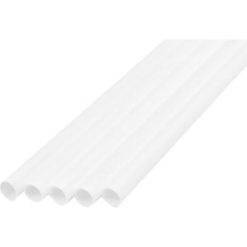 【国産】コーヒー用バイオマスストロー4.5mm×18cmストレート 白(包装なし/1000本入) 大一産業