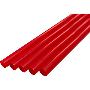 【国産】ジュース用バイオマスストロー6mm×21cmストレート 赤(包装なし/500本入) 大一産業