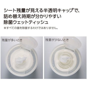 ヒビフル HibiFull ＜ノンアルコール＞残量が見えるウェットティッシュ コクヨ