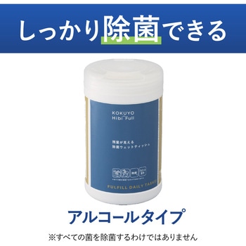ヒビフル HibiFull ＜アルコール＞残量が見えるウェットティッシュ＜詰替式＞ コクヨ