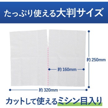 ヒビフル HibiFull  流せるトイレのお掃除シート 大判厚手 コクヨ