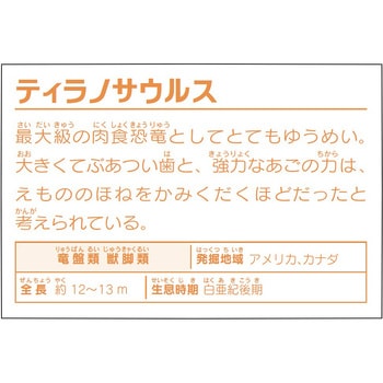 恐竜図鑑かるた 日本パール加工