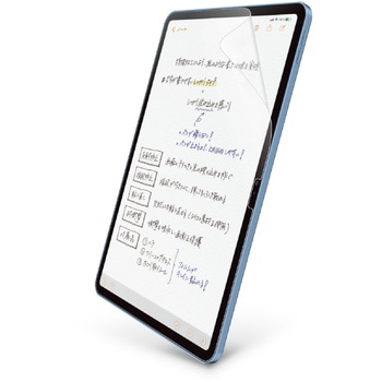 iPad 2024 用 フィルム 文字用 紙心地 アンチグレア 固定シール付 しっかりタイプ 指紋防止 反射防止 エレコム