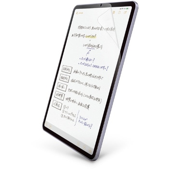 iPad mini(A17 Pro)/第6世代 8.3インチ フィルム 文字用 紙心地 アンチグレア 固定シール付 エレコム