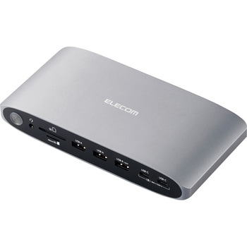 USB Type-C ドッキングステーション 13-in-1 ハブ PD 85W出力 急速充電 エレコム