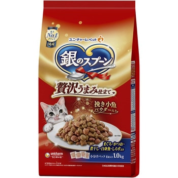 銀のスプーン 贅沢うまみ仕立て まぐろ・かつお・煮干し・白身魚・しらす入り ユニ・チャーム