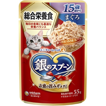 銀のスプーン パウチ 総合栄養食 15歳頃から まぐろ - ユニ・チャーム