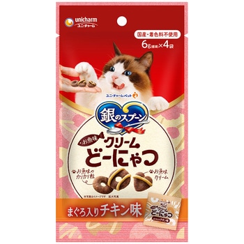 銀のスプーン おやつ お魚味クリームどーにゃつ まぐろ入りチキン味 ユニ・チャーム