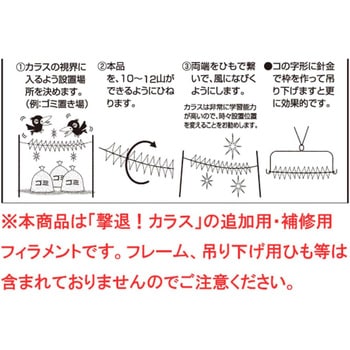 撃退 カラス プラスリブ
