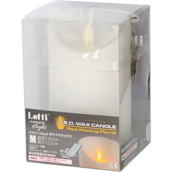 Lotti 乾電池式LEDキャンドルライトM 12cm ノーブランド