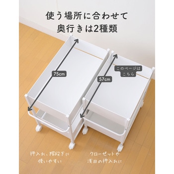 頑丈 収納ラック キャスター付き YAMAZEN(山善)