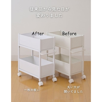 頑丈 収納ラック キャスター付き YAMAZEN(山善)