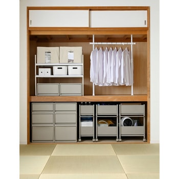 頑丈 収納ラック キャスター付き YAMAZEN(山善)