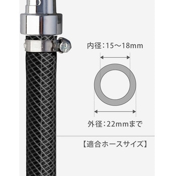 散水ノズル メタルガンLII(BK) TAKAGI