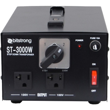 降圧専用変圧器 ダウントランス 115、220V→100V変圧器 bitstrong