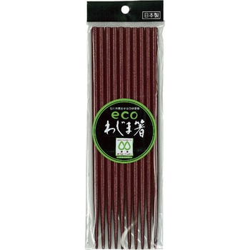 eco わじま箸 小豆乾漆 5膳 アオバ