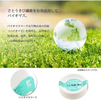 エコ丸皿18cm 暮らし良い品