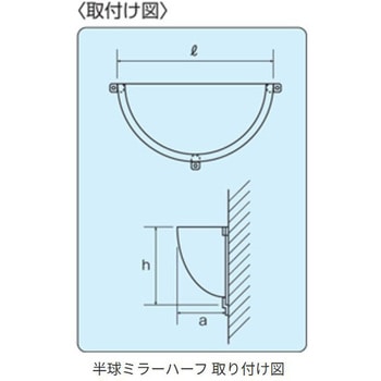 半球ミラー ハーフ 信栄物産