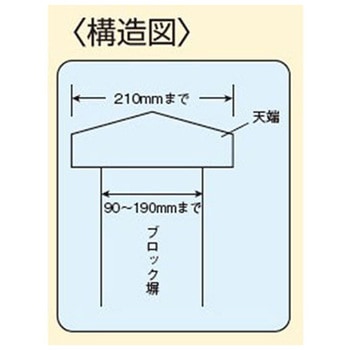 天端用はさみ込み金具 信栄物産