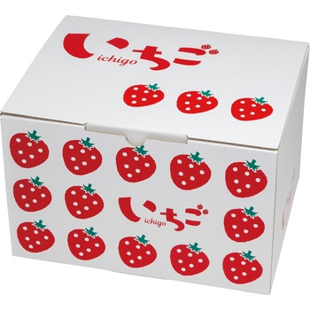 イラストいちご300g4P 2段BOX ヤマニパッケージ
