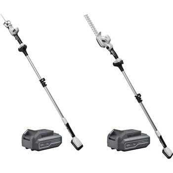 4WAY高枝ガーデントリマー&ガーデンソーセット 2.5Ahバッテリー付属 着脱式伸縮延長ポール 10.8V コードレス YAMAZEN(山善)
