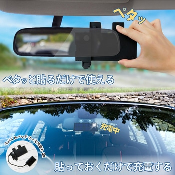 Peta Came ソーラー充電ドライブレコーダー FHD 1080P 200万画素 連続10時間使用 配線工事不要 ブロードウォッチ