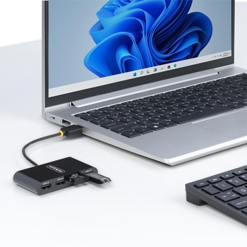 USB 2.0ハブ/4ポート/480Mbps/バスパワー/過電流保護(OCP)/軽量 コンパクト/マルチポート ポータブル USB Type-A増設 拡張ハブ StarTech.com