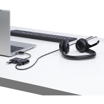 USB 2.0ハブ/4ポート/480Mbps/バスパワー/過電流保護(OCP)/軽量 コンパクト/マルチポート ポータブル USB Type-A増設 拡張ハブ StarTech.com