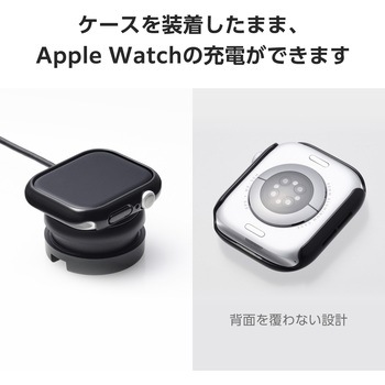 アップルウォッチ カバー Apple Watch Series 10 [ 46mm ] バンパー ハード 側面保護 メタリック エレコム