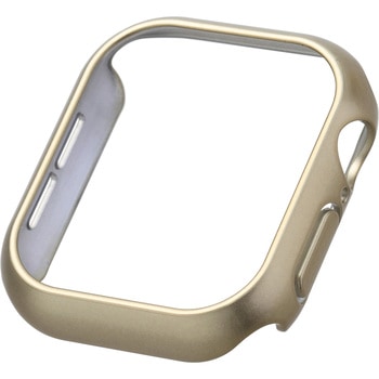 アップルウォッチ カバー Series 10 [42mm] バンパー ハード 側面保護 メタリック エレコム