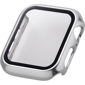 アップルウォッチ カバー SE(第2世代/第1世代)/Series6/5/4[44mm] フルカバー 表面硬度10H メタリック エレコム