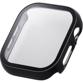 アップルウォッチ カバー Series 10[46mm] フルカバー 表面硬度10H 全面保護 メタリック エレコム