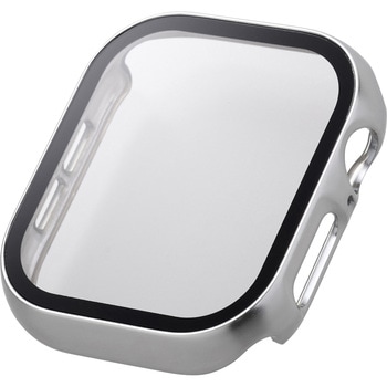 アップルウォッチ カバー Series 10[46mm] フルカバー 表面硬度10H 全面保護 メタリック エレコム