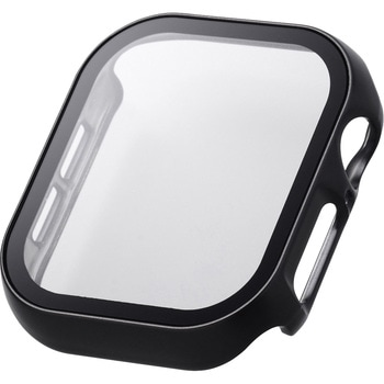 アップルウォッチ カバー Series 10 [42mm] フルカバー 表面硬度10H 全面保護 メタリック 2重構造 エレコム