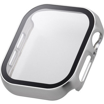 アップルウォッチ カバー Series 10 [42mm] フルカバー 表面硬度10H 全面保護 メタリック 2重構造 エレコム