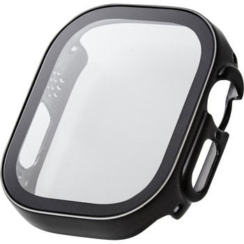 アップルウォッチ カバー Ultra 2/Ultra[49mm] フルカバー 表面硬度10H 全面保護 防水 IPX7 2重構造 エレコム