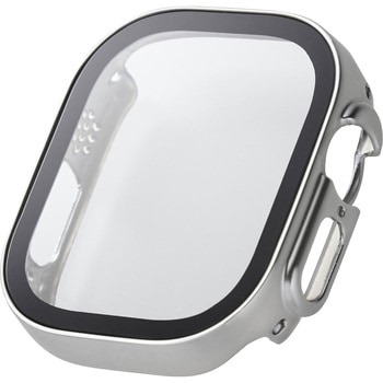 アップルウォッチ カバー Ultra 2/Ultra[49mm] フルカバー 表面硬度10H 全面保護 防水 IPX7 2重構造 エレコム