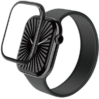 アップルウォッチ ガラス フィルム 【Apple Watch Series 10 46mm対応】 全面保護 高透明 極薄 0.15mm エレコム
