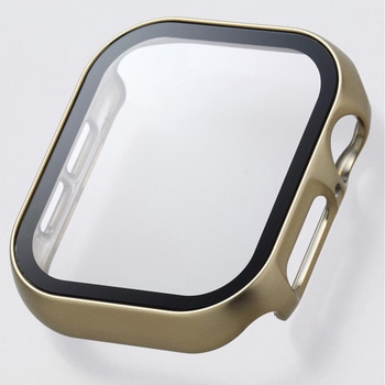 アップルウォッチ カバー Series 10 [42mm] フルカバー 表面硬度10H 全面保護 メタリック 2重構造 エレコム