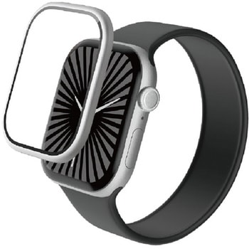 アップルウォッチ ガラス フィルム 【Apple Watch Series 10 42mm対応】 全面保護 高透明 フレーム付 エレコム