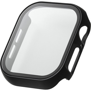 アップルウォッチ カバー Series 10 [42mm] フルカバー ゴリラガラス 表面硬度10H 全面保護 2重構造 エレコム